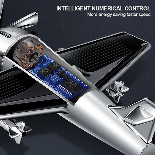 Car interior accessories solar airplane model center console decoration air freshener