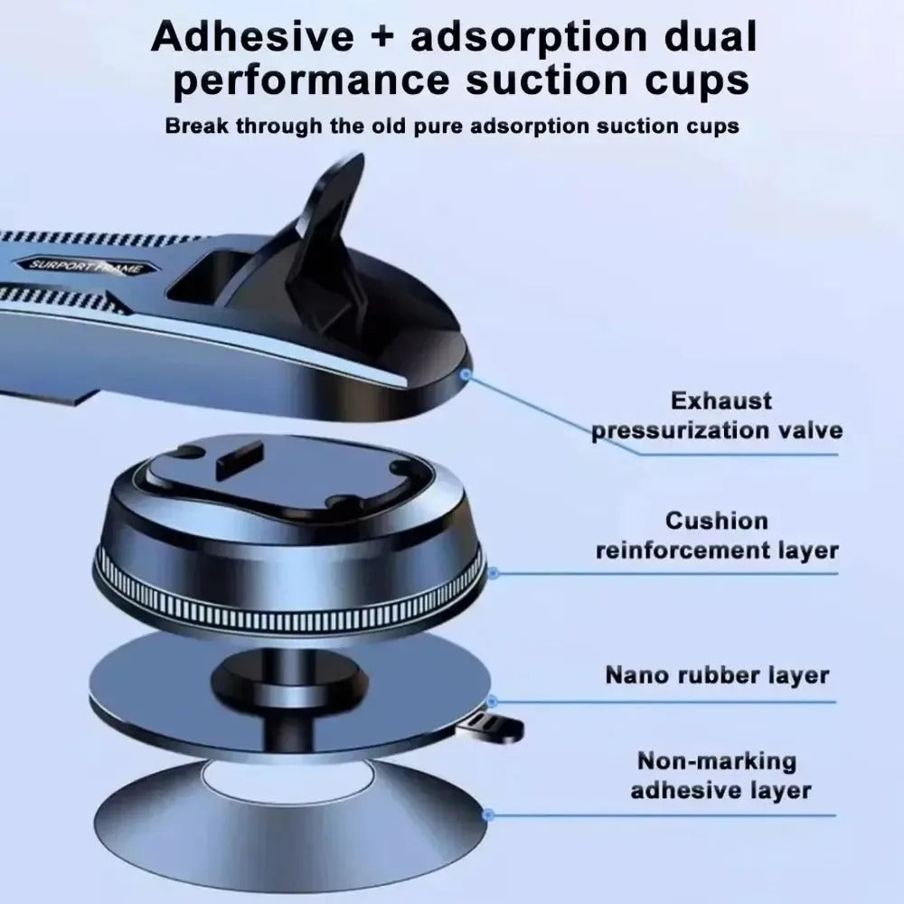 Universal Suction Cup Phone Stand Car Dashboard Windshield Desk Mount for GPS Navigation Car Phone Holder Secure Hanging Bracket