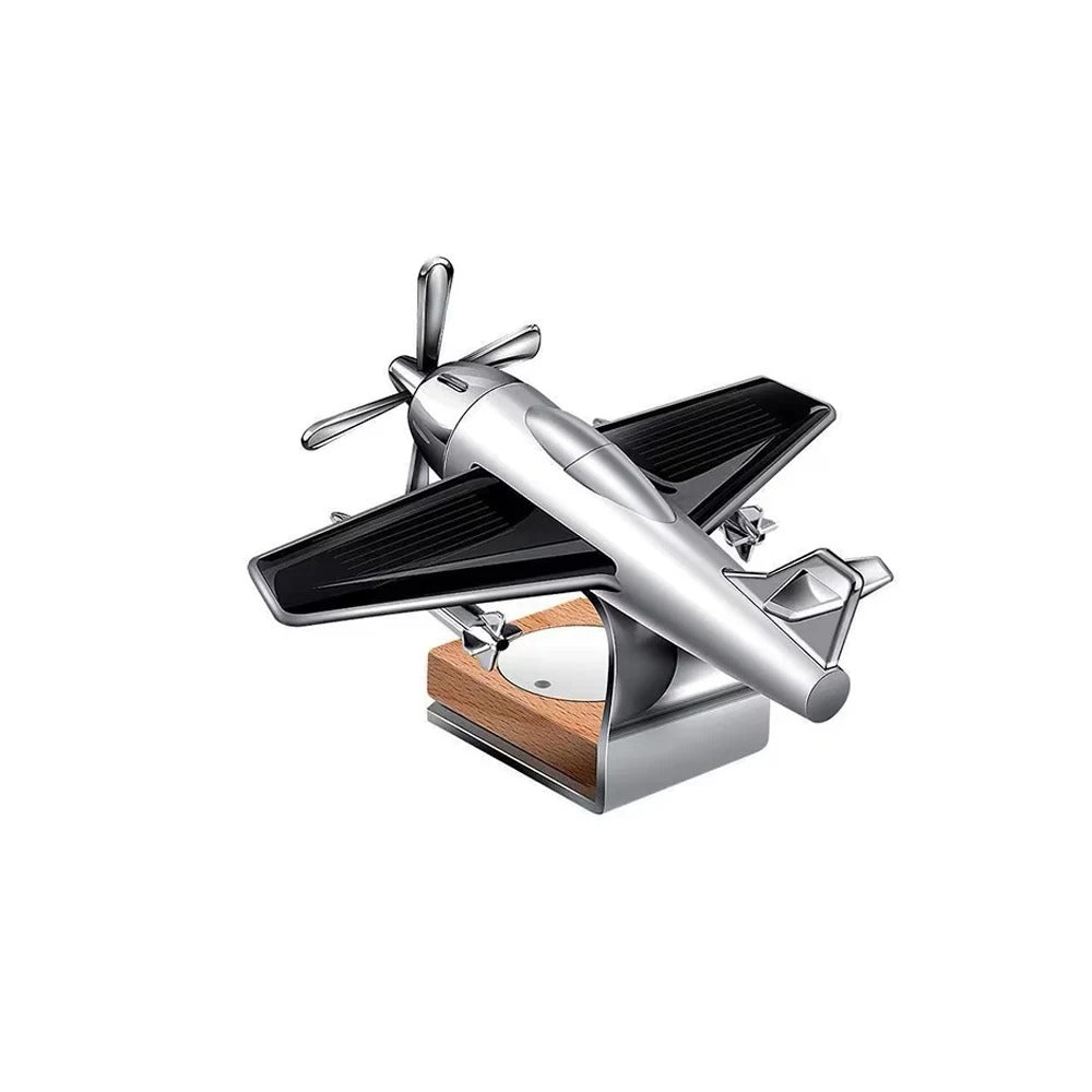 Car interior accessories solar airplane model center console decoration air freshener