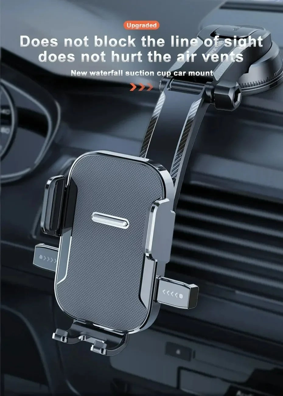 Universal Suction Cup Phone Stand Car Dashboard Windshield Desk Mount for GPS Navigation Car Phone Holder Secure Hanging Bracket